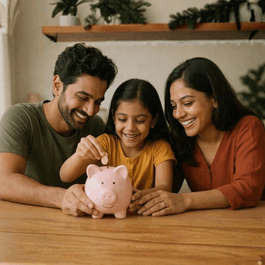 Family saving with health insurance plan in Madurai
